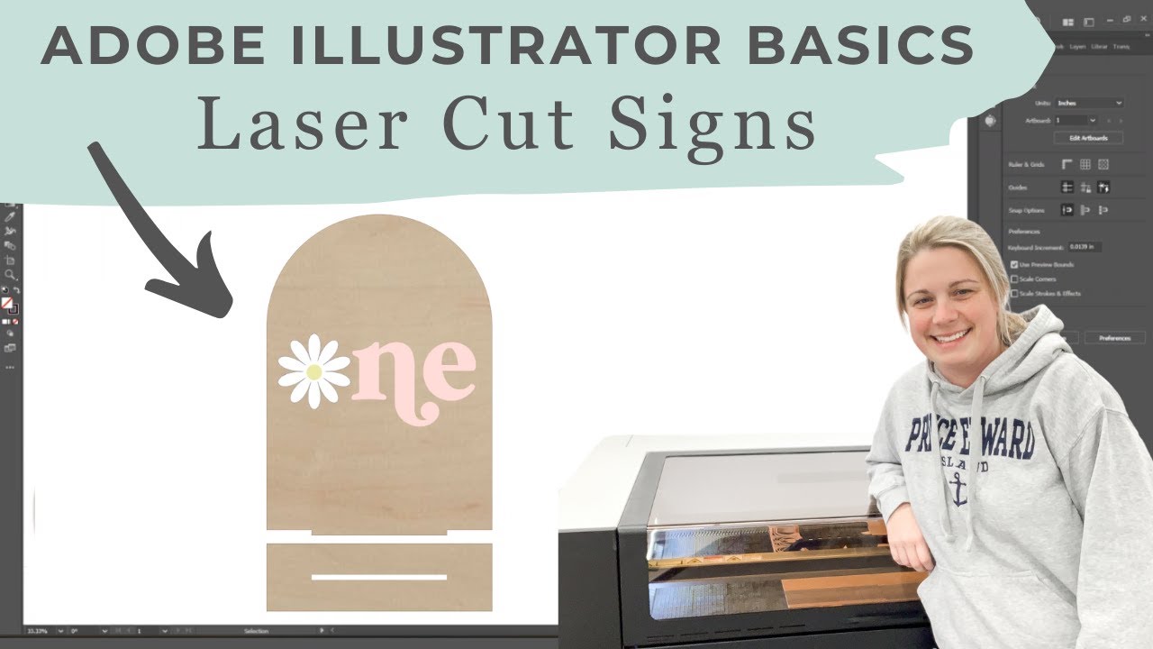 How to Design a Laser Cut Sign in Adobe Illustrator Using 10 Basic Tools