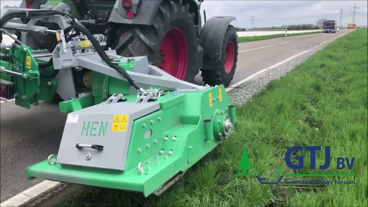 Nieuwe HEN bermrenovatie machine