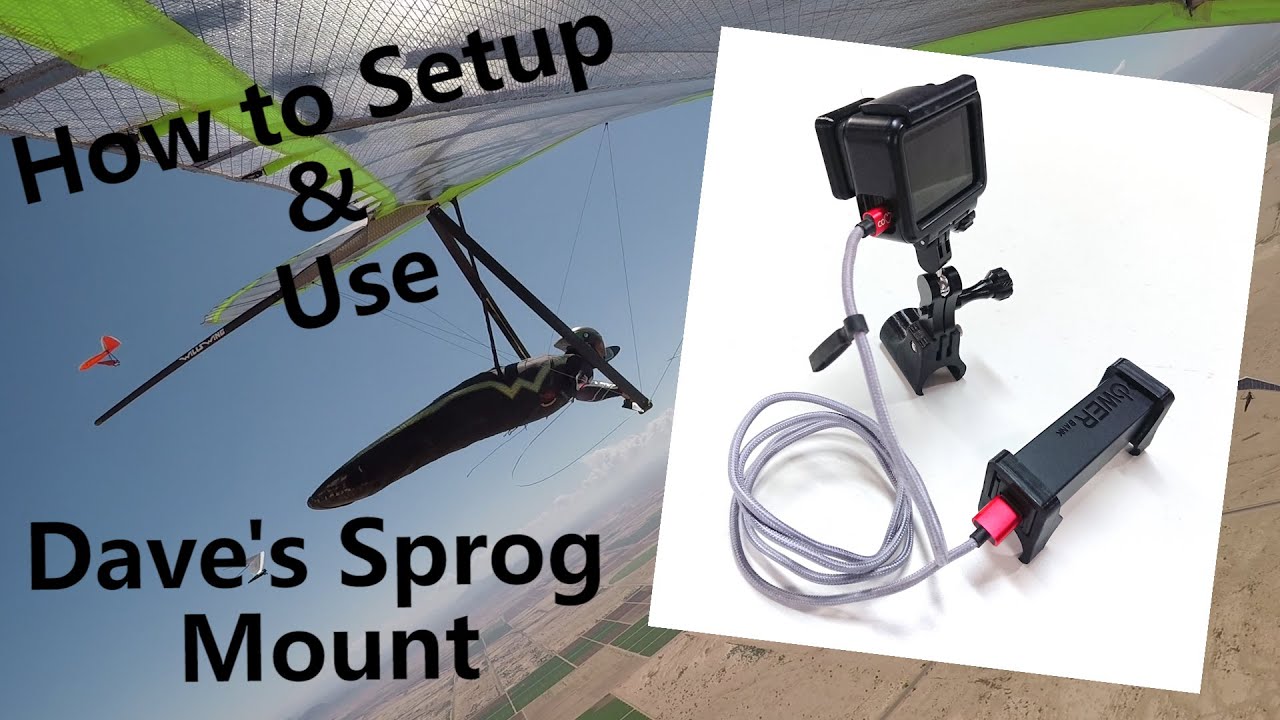 Dave's Hang Glider Sprog Mount Setup