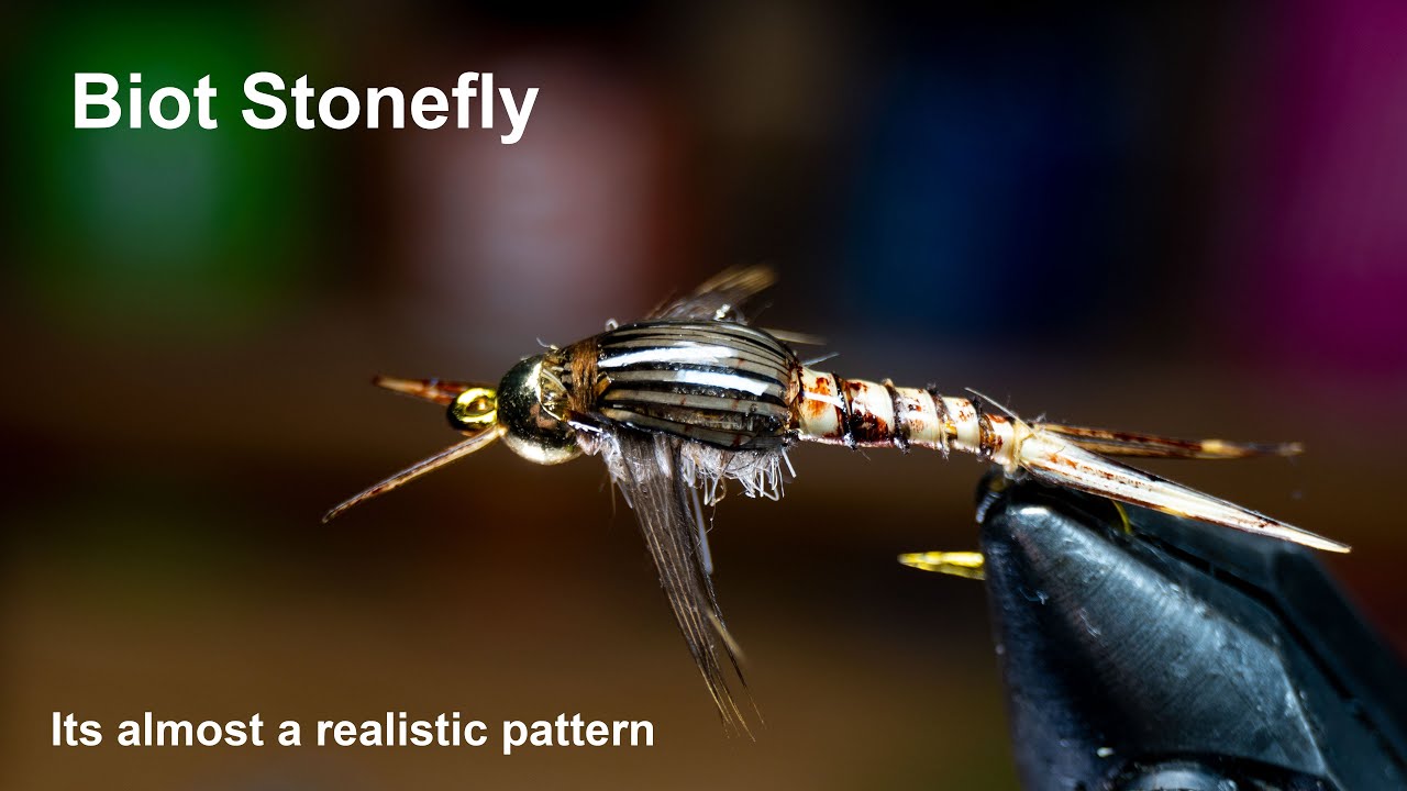 Biot Stonefly — полуреалистичная модель, которая просто работает — Учебное пособие по вязанию муш...