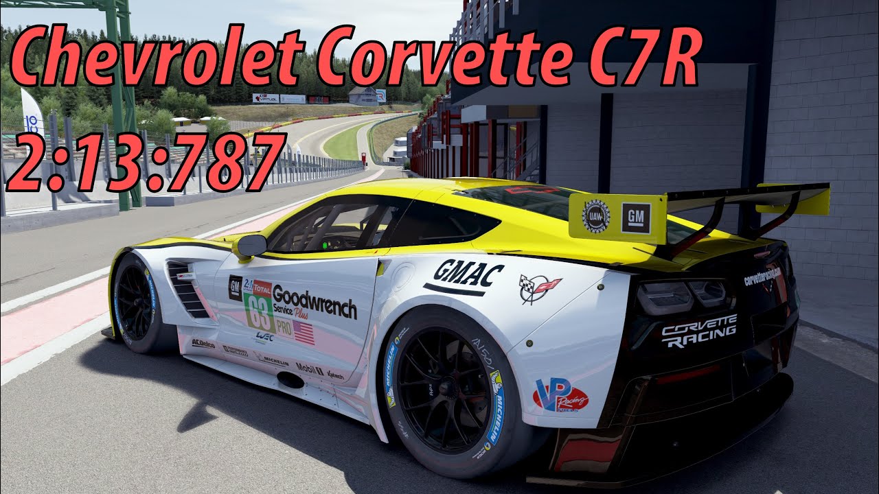 Chevrolet Corvette C7R - Spa 2:13:787 - Assetto Corsa