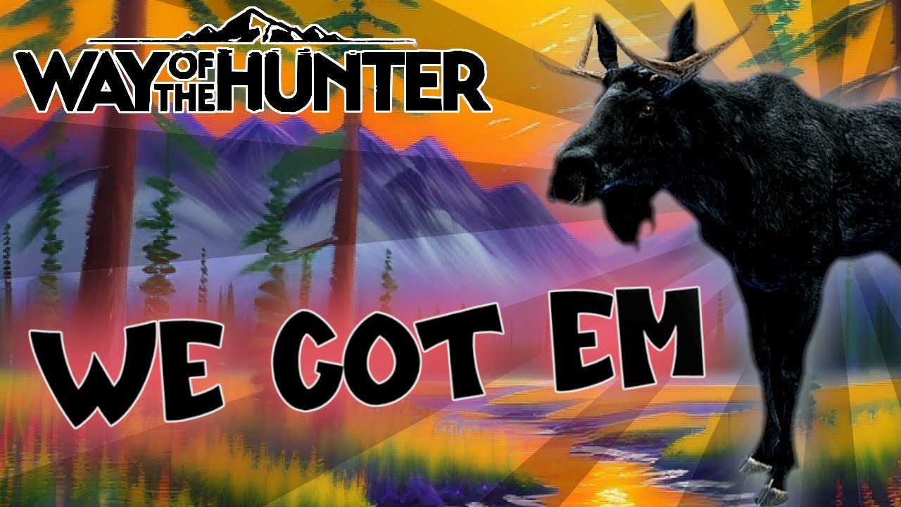 Melanistic Moose - Way of the Hunter