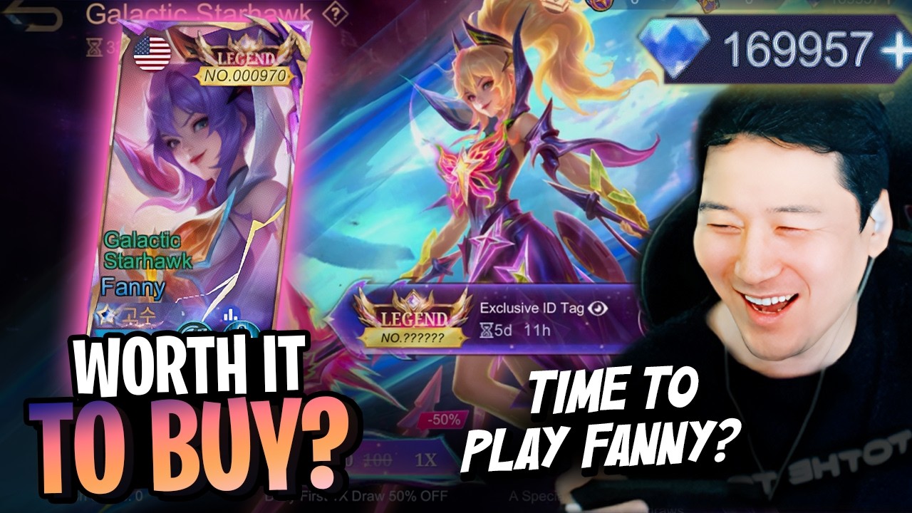 New Fanny skin? how much is Galactic Starhawk? | Mobile Legends