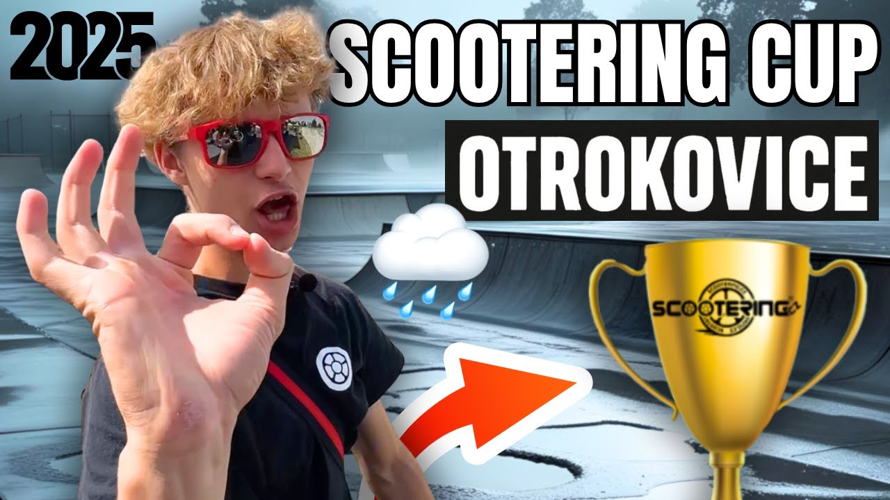 DEŠTIVÉ ZÁVODY 🌧️  SCOOTERING CUP OTROKOVICE 2025 🔥