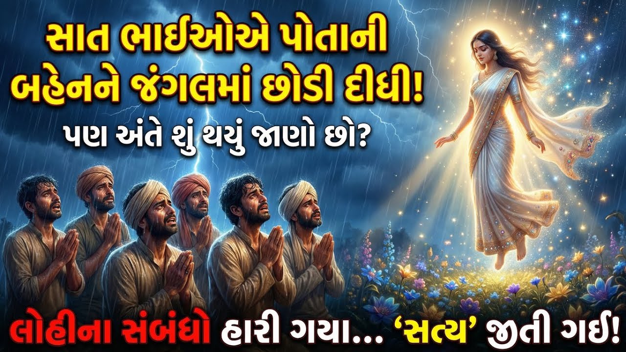 સાત ભાઈઓએ પોતાની બહેનને જંગલમાં છોડી દીધી!🔥 પણ અંતે શું થયું જાણો છો? | moral story in gujarati 