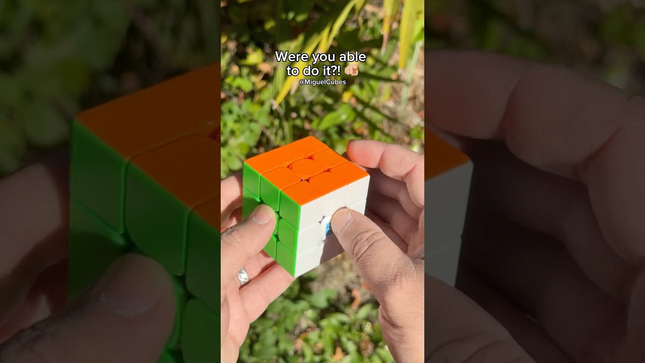 Very Easy To Learn Speed Cube Trick! 💯🙌🏼 Moyu RS3M V5 MagLev 3x3 #shorts #shortsvideo #shortvideo