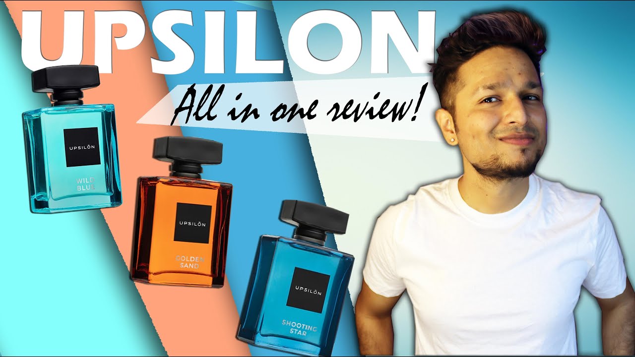 UPSILON Shooting Star🌟Wild Blue🌊Golden Sand Perfume Review हिंदी में Clone? Performance? Fragrance?