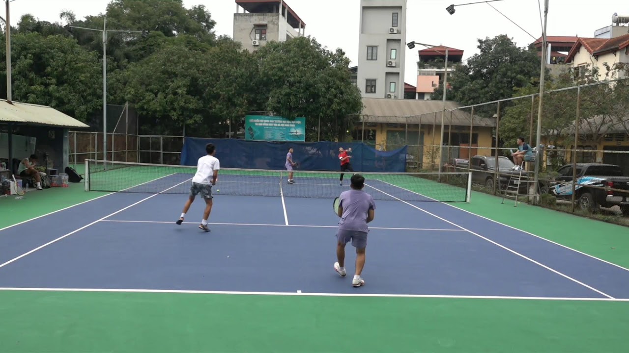 Giao lưu câu lạc bộ tennis phơi lúa cho năm