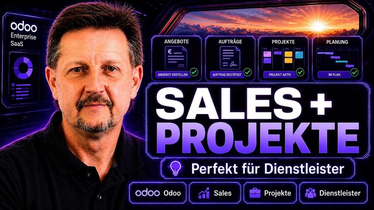 Odoo Sales & Projektmanagement &ndash; Perfekte Kombination f&uuml;r Dienstleister