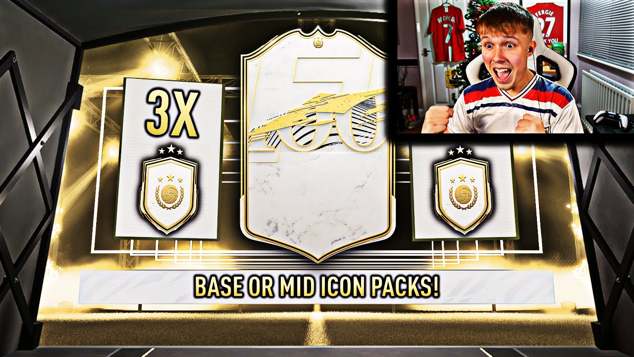 OMG MASSIVE ICON PACKED! 3x BASE OR MID ICON UPGRADE  PACKS!!! #FIFA21