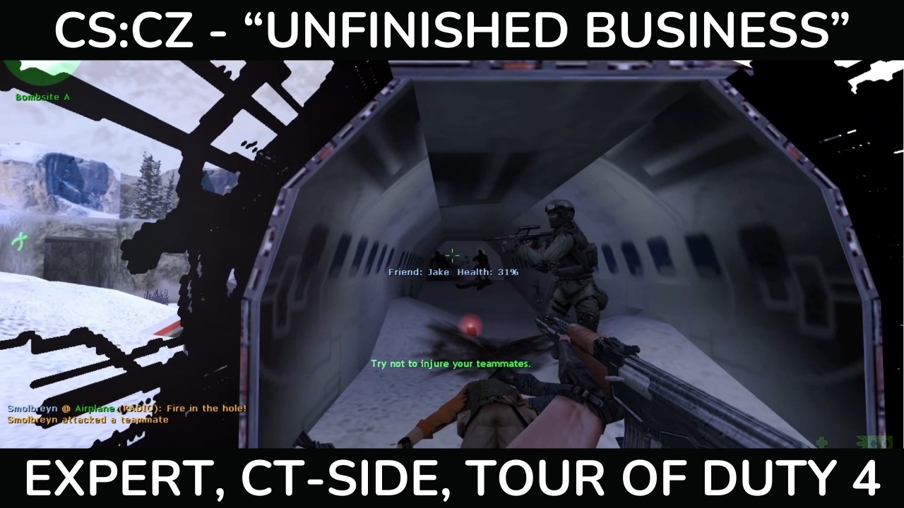 CS:CZ - Unfinished Business (CT), Tour of Duty 4, Expert