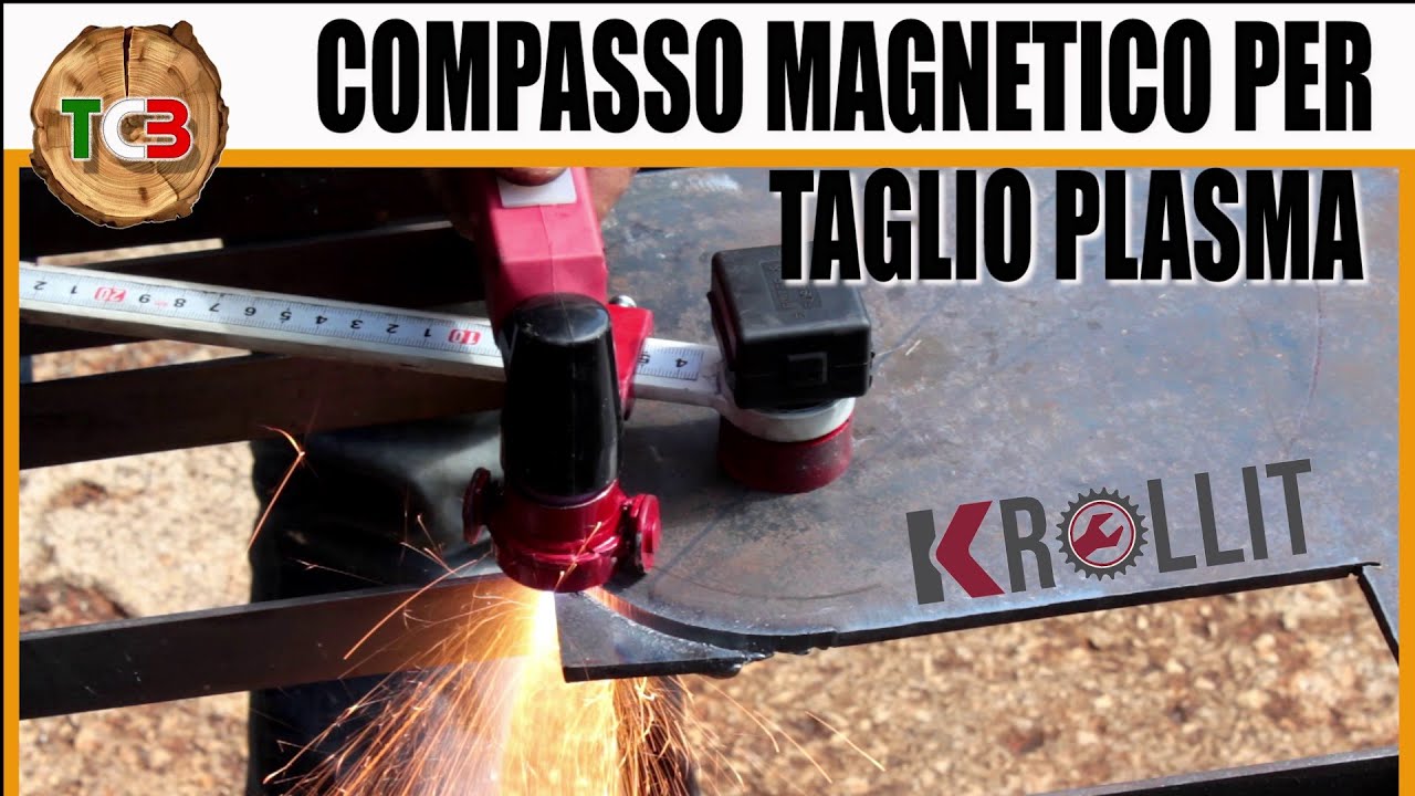 Compasso magnetico per taglio plasma - DIY PLASMA CUTTING TRACK -