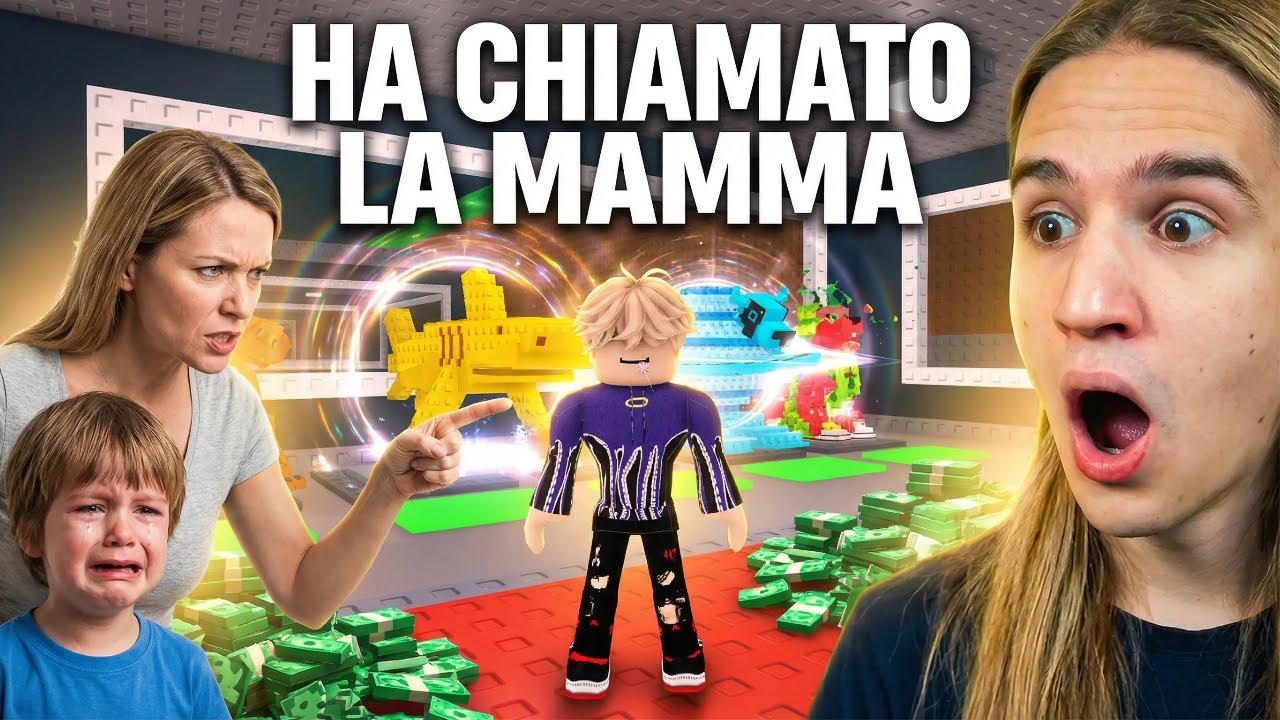 Ho rubato a un player e ha chiamato sua madre su Roblox.