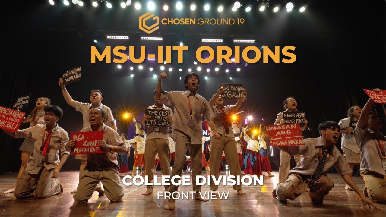 MSU-IIT Orions | College Division | Chosen Ground 19 [FRONT VIEW]