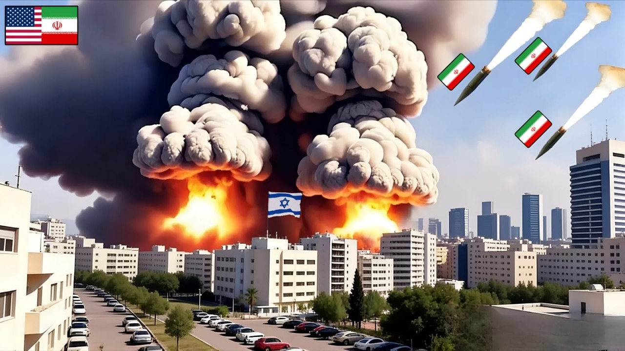 Полномасштабная атака! Иран успешно разрушил 70% израильского города. Посмотрите, что произойдет?