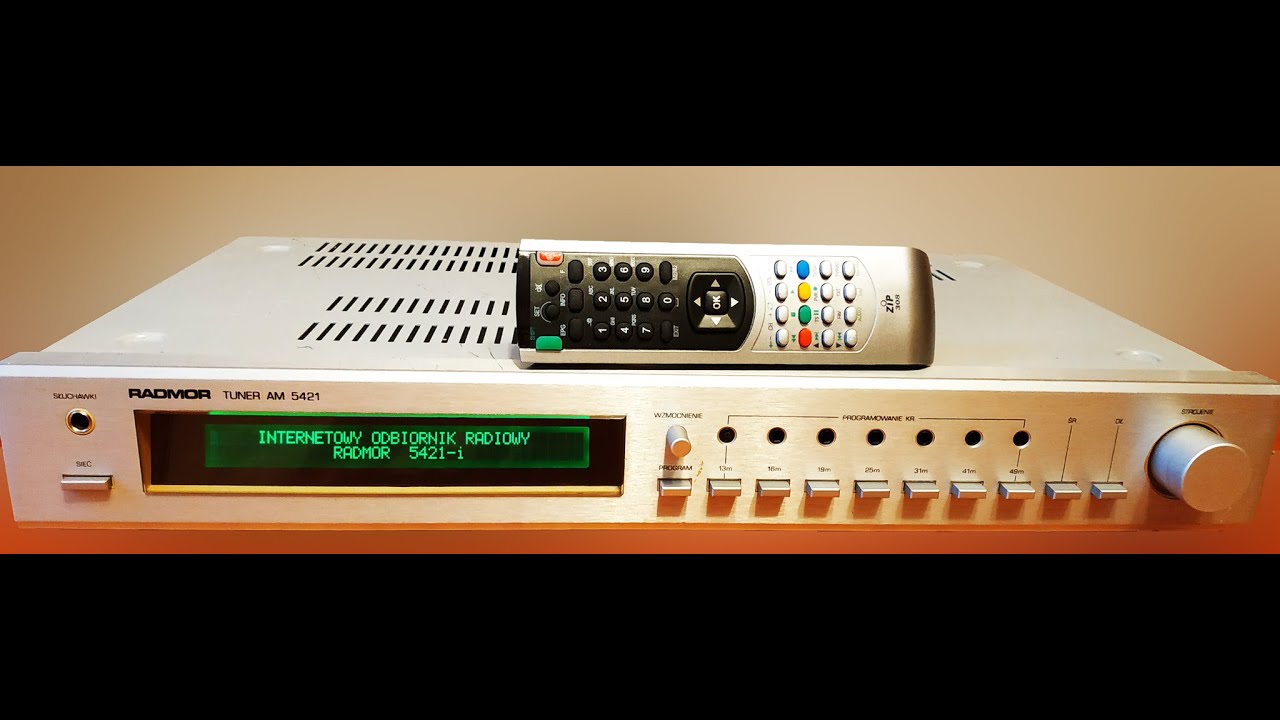 RADMOR TUNER AM 5421 przerobiony na radio internetowe.