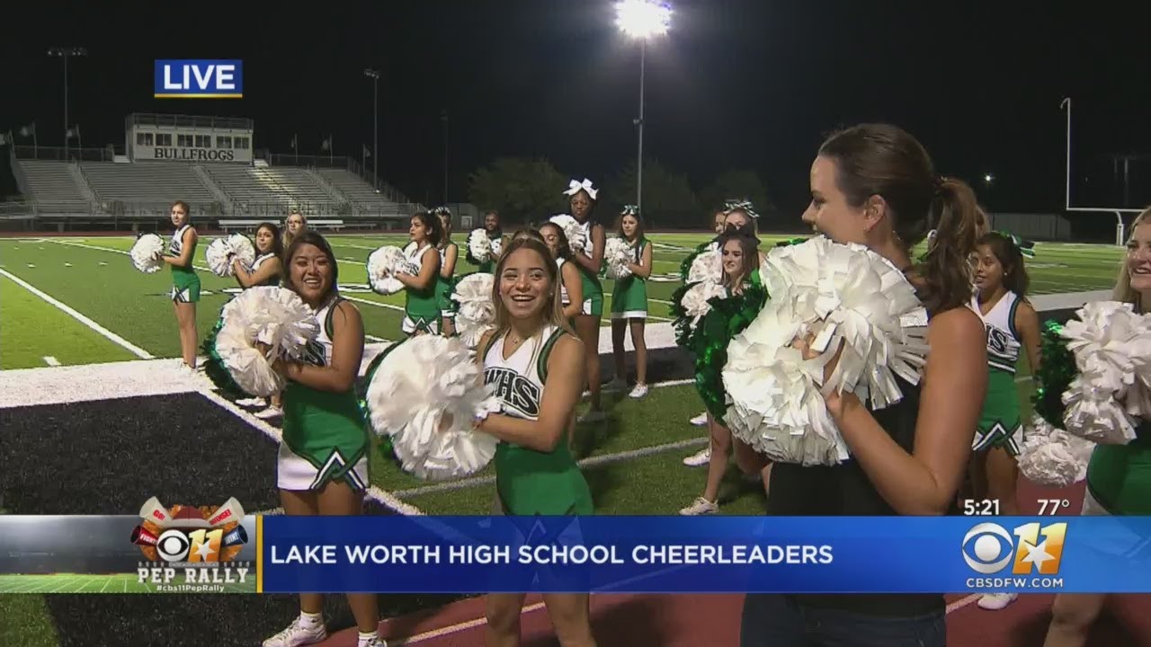 CBS 11 Pep Rally: Lake Worth High School Cheerleaders