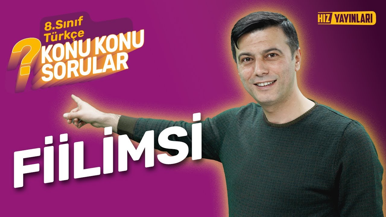 Konu Konu Sorular - 8. Sınıf Türkçe Konu Anlatımı, Soru Çözümü : Fiilimsiler - İsim Fiil - LGS 2024