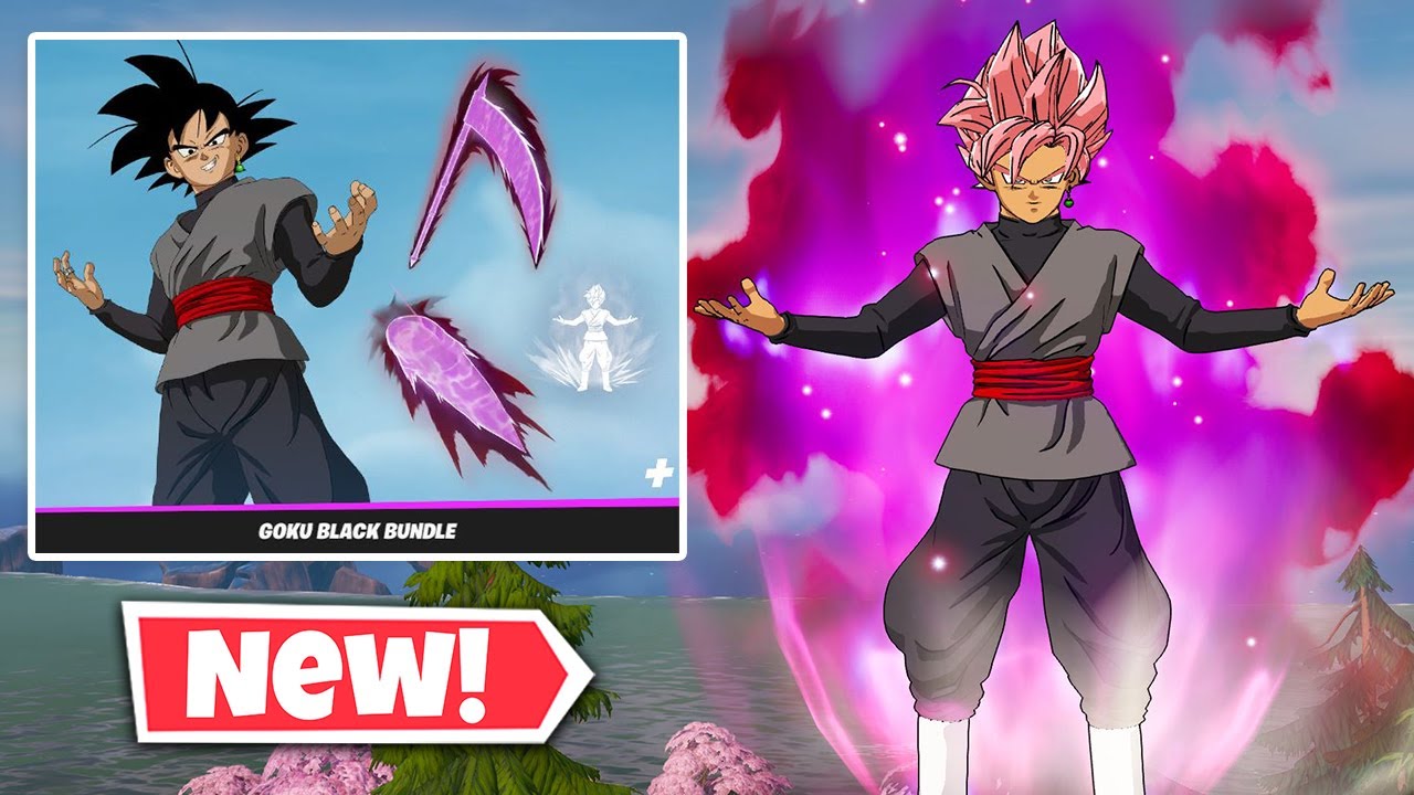 New GOKU BLACK Bundle In Fortnite! (Gameplay & Review)