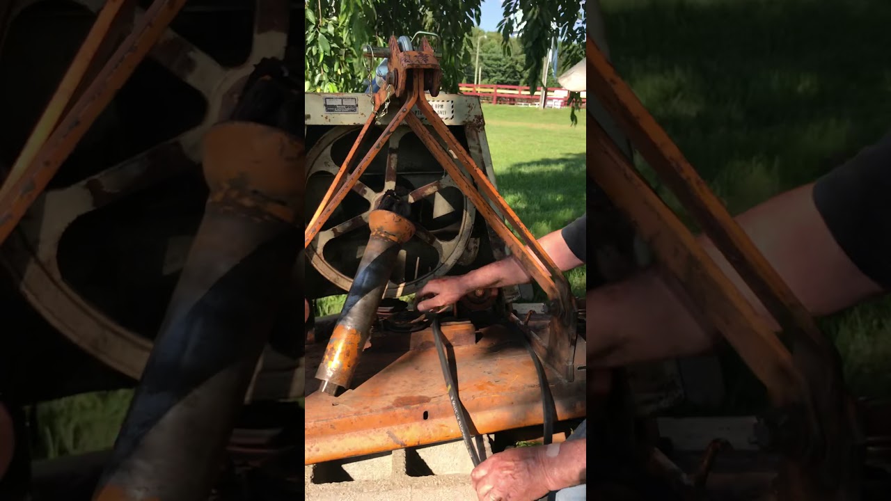 Woods RM 59 mower belt change