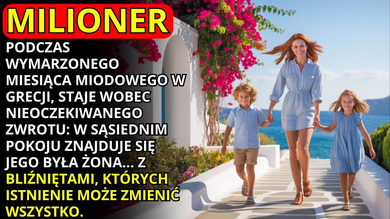 MILIONER NA PODRÓŻY POŚLUBNEJ W GRECJI, ALE ODKRYWA, ŻE BYŁA ŻONA JEST OBOK Z BLIŹNIĘTAMI.