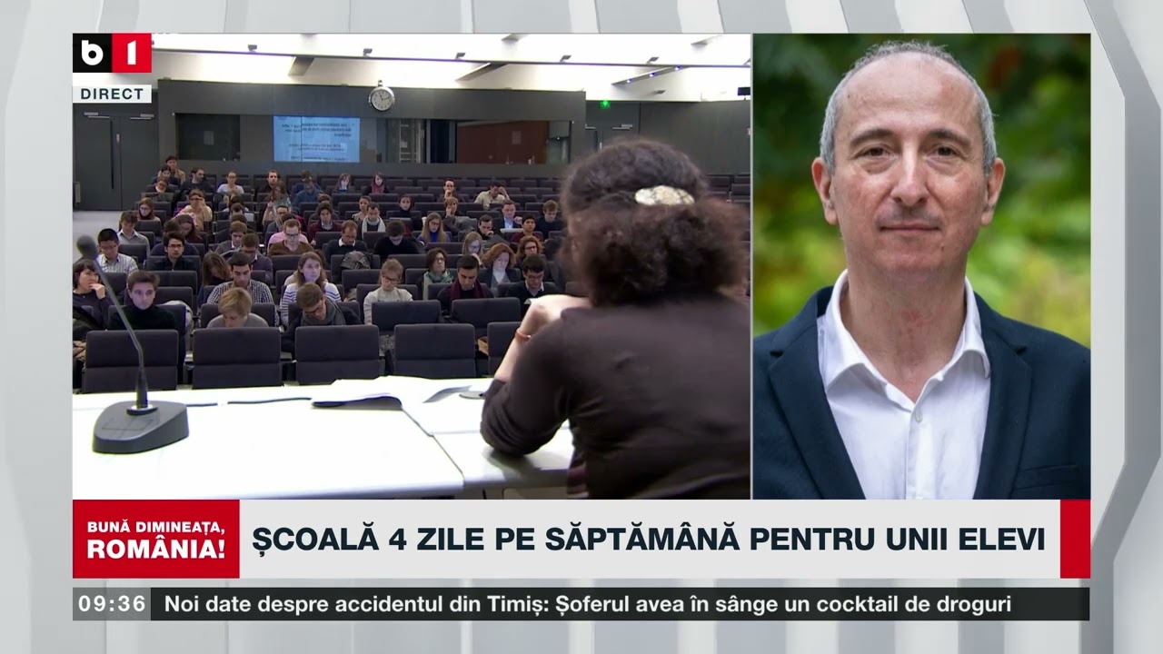 SCHIMBARE MAJORĂ ÎN PROGRAMUL ȘCOLAR. PROGRAM PILOT. O  PÂNIȘOARĂ, EXPERT EDUCAȚIE, DETALII_ȘtiriB1