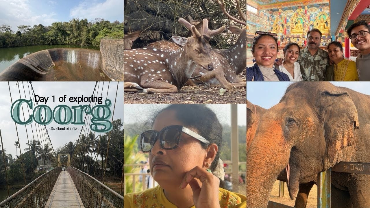 Day 1 of Exploring the Scotland of India 🏞️ | Family Trip | Travel Vlog | Coorg | Karnataka | 4K