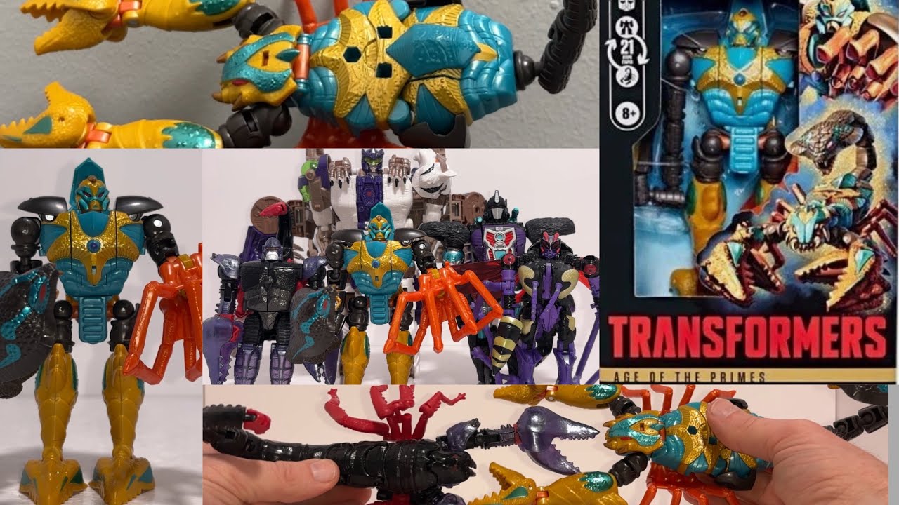 Обзор фигурки Transformers Age of the Primes Quickstrike. Коллекция фигурок Deluxe AOTP Beast Wars.