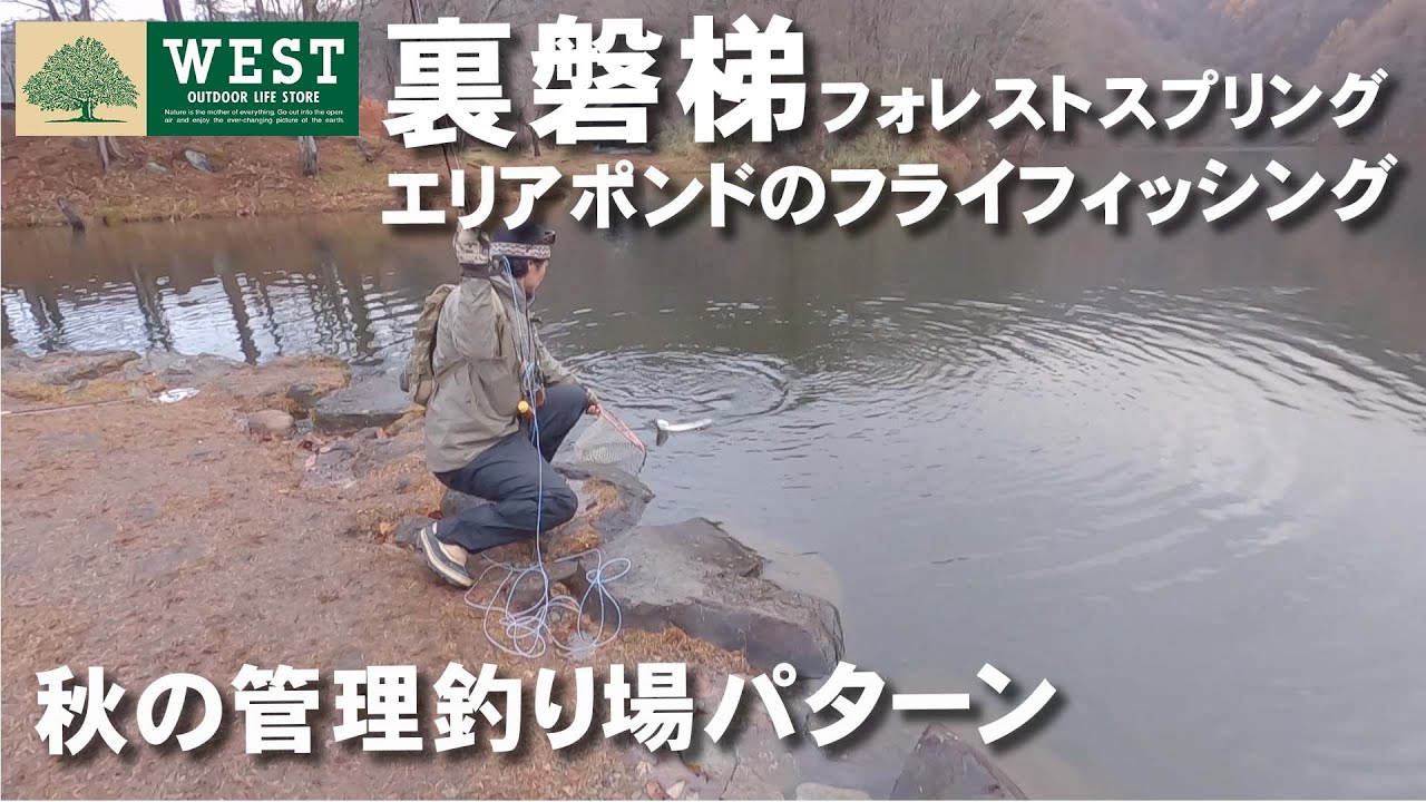 雨の【裏磐梯フォレストスプリング】低活性時のエリアフライフィッシング