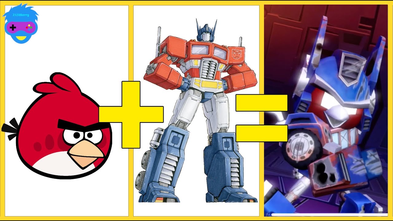 Angry Birds Transformers - BEFORE & AFTER - Part 6