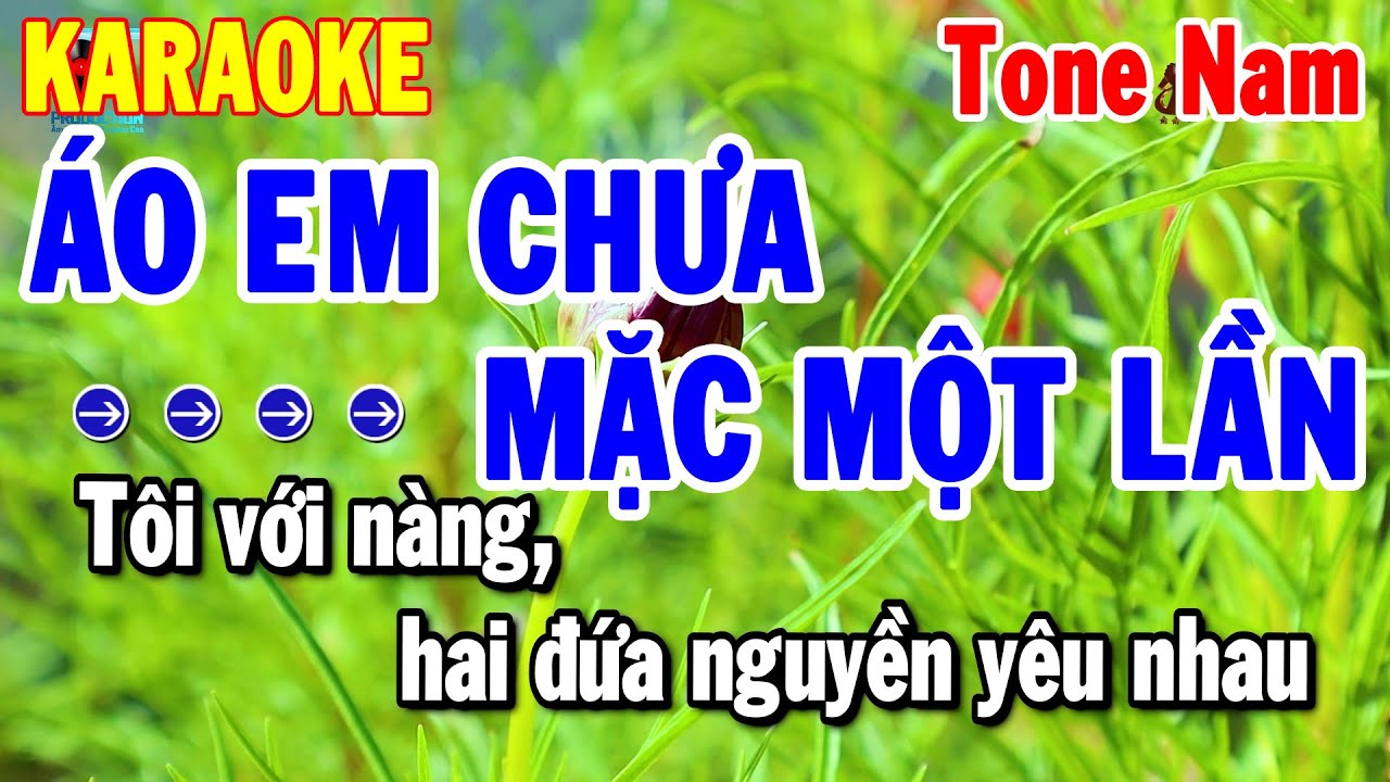 Karaoke Áo Em Chưa Mặc Một Lần Tone Nam Nhạc Sống Dễ Hát 2024 | Thanh Hải