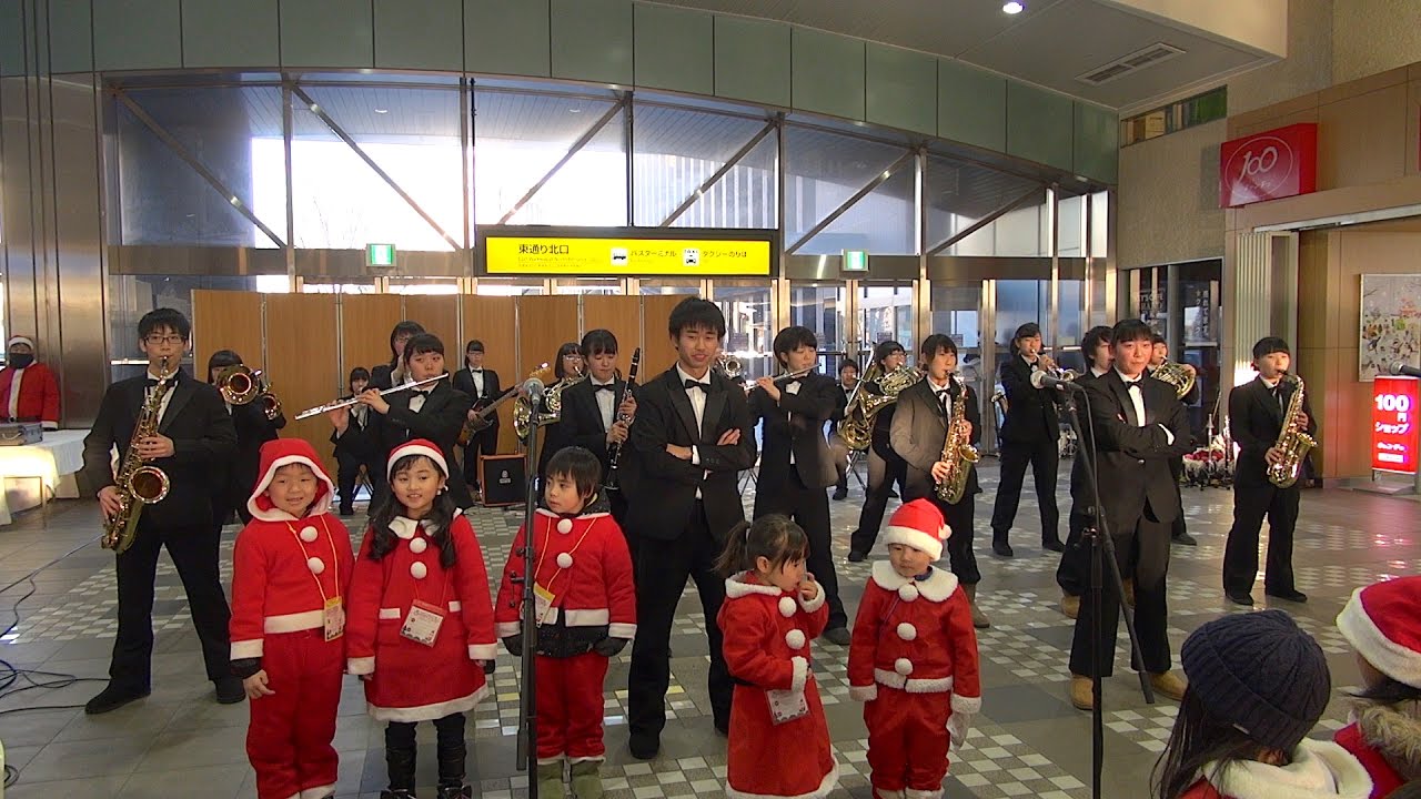 北海道池田高等学校吹奏楽部ダンプレ＠帯広駅 2016/12/03