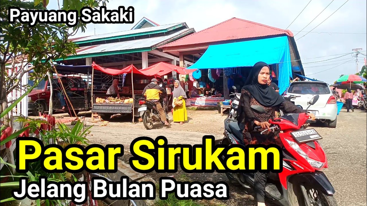 Info Pasar tradisional Sirukam hari ini!!! Menikmati Suasana pagi hari 