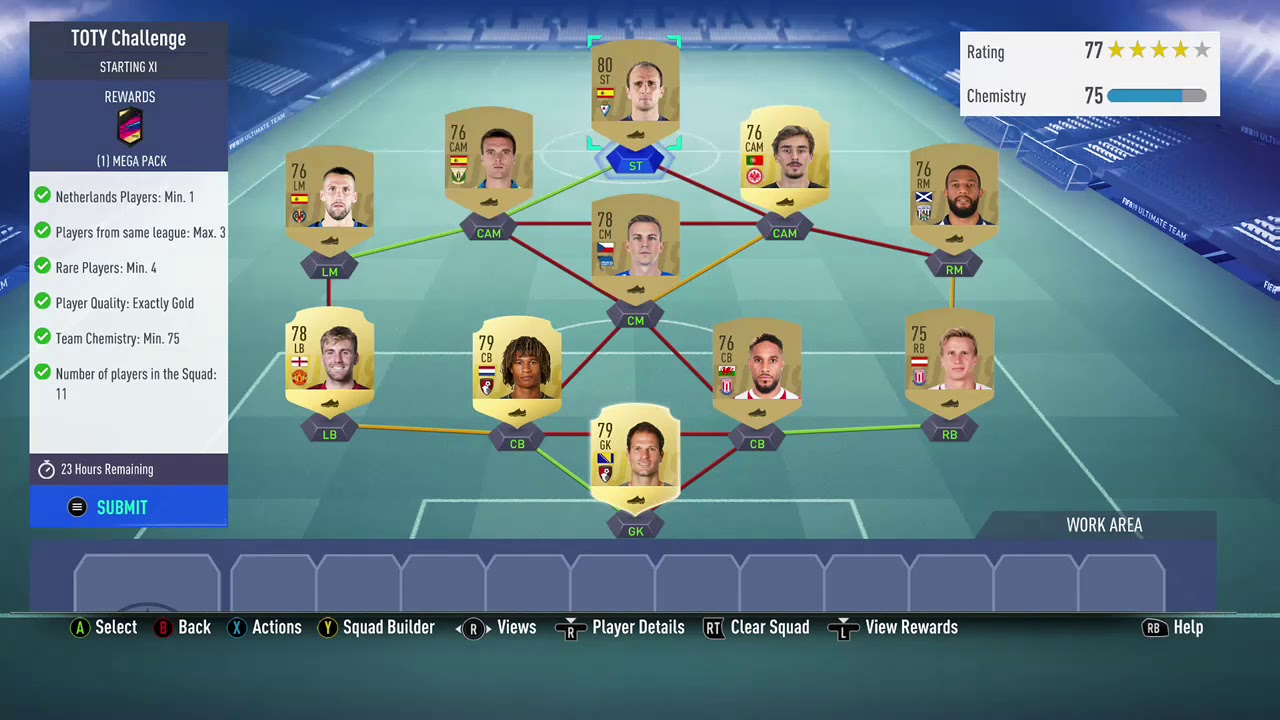 FIFA 19 COMPLETING TOTY CHALLENGE SBC !