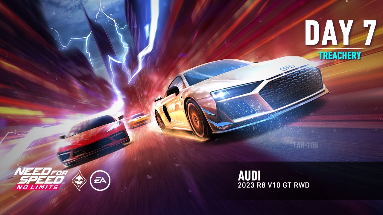 Need For Speed: No Limits | 2023 Audi R8 Coupe V10 GT RWD (Pandemonium  - Day 7 | Treachery)