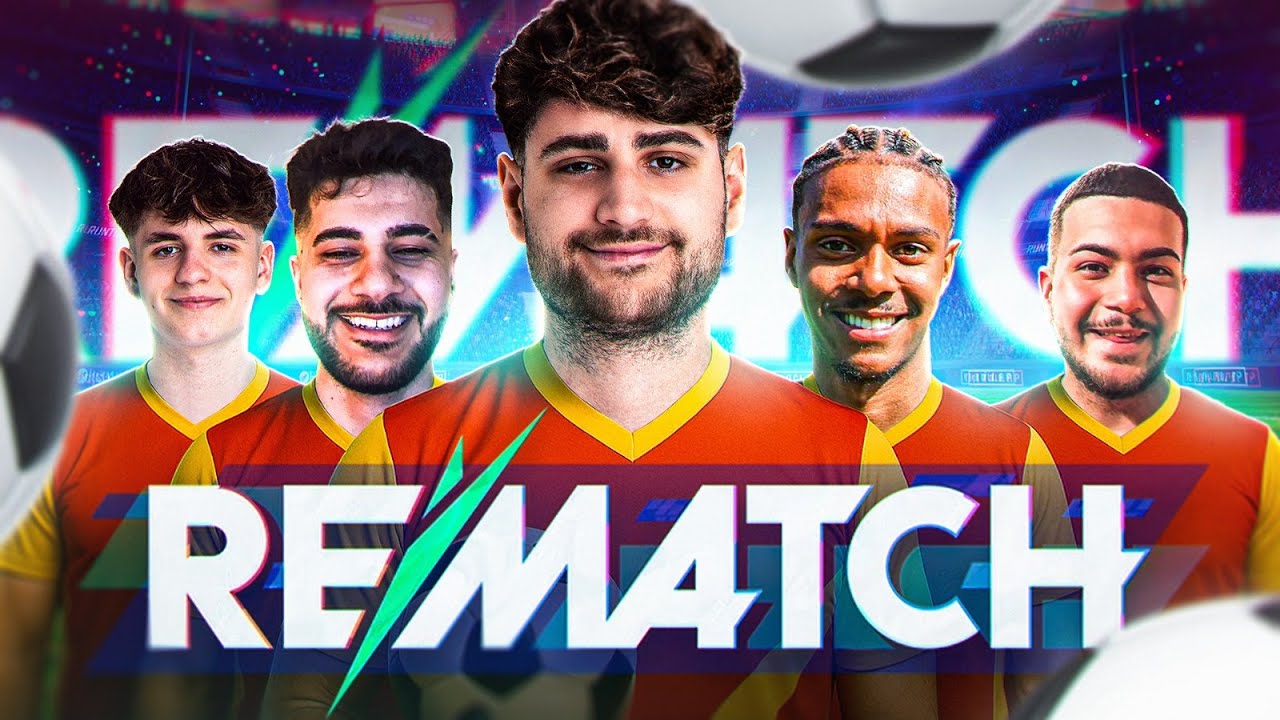 ICH SPIELE DAS ERSTE MAL REMATCH!⚽ mit Willy, Eldos, Rohat und Hamed🔥