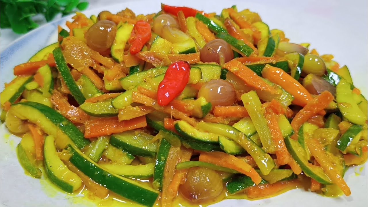 ACAR BUMBU KUNING TIMUN DAN WORTEL ,ENAK BANGET BUAT MENU SEHARI-HARI