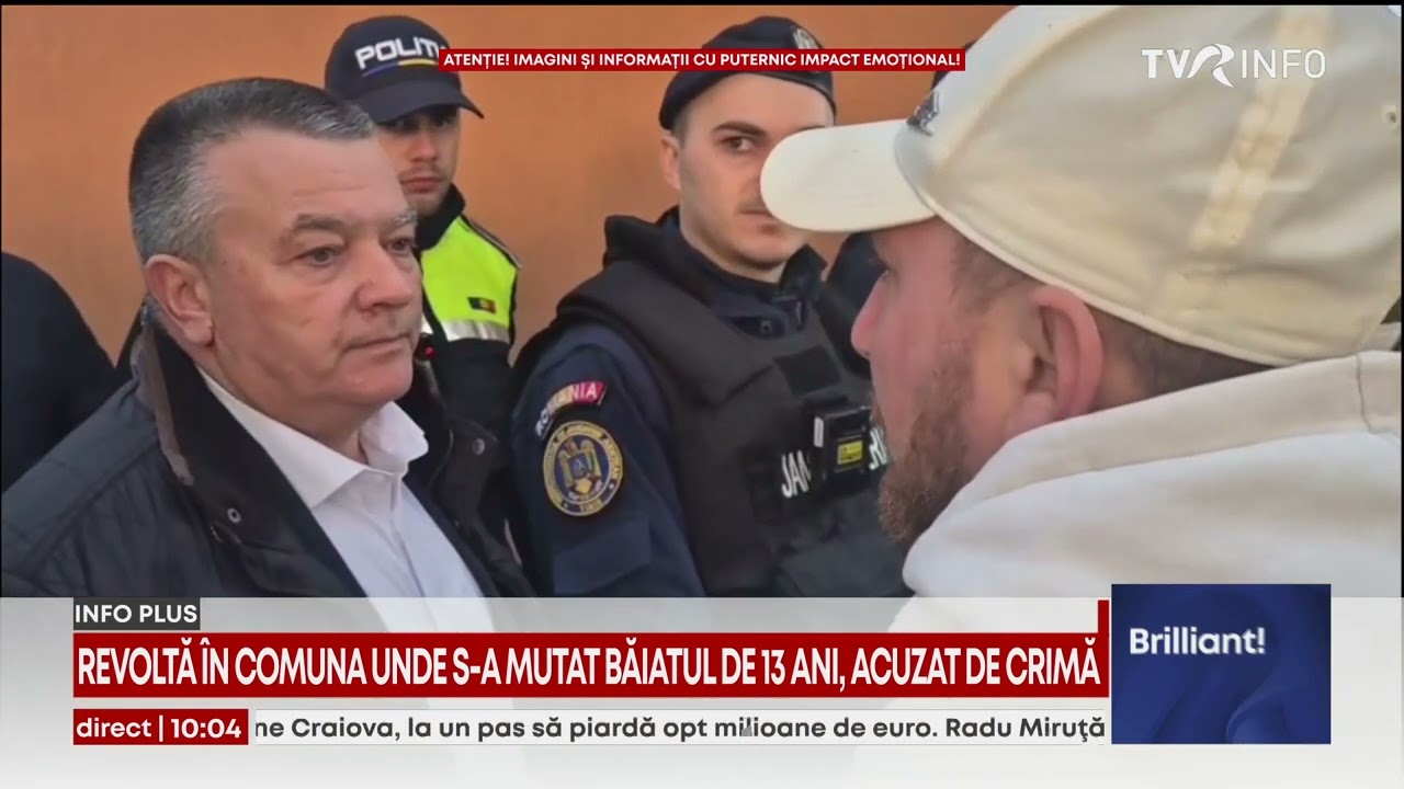 Revoltă în comuna unde s a mutat minorul de 13 ani, acuzat de crimă  info 26 ianuarie 2026