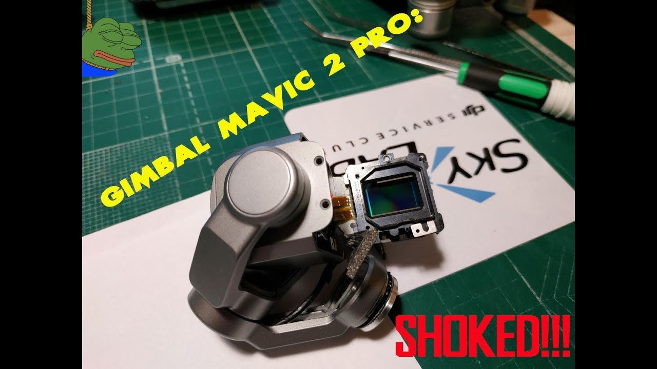 Disassembly of the gimbal from mavic 2 PRO: we reveal the shortcomings of the architecture