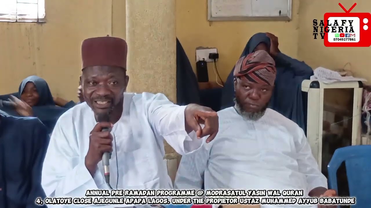 ANNUAL PRE RAMADAN PROGRAMME | THE PROPRIETOR SPEECH