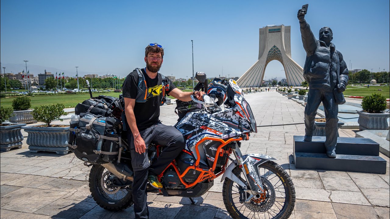 ENTRO (CON DIFFICOLTÀ) IN IRAN CON LA MOTO - e facciamo festa