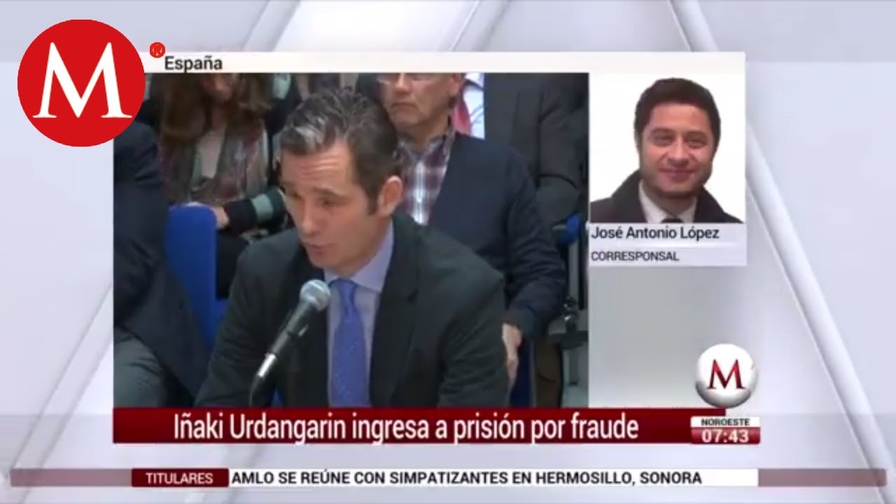 Iñaki Urdangarin ingresa a prisión por caso Nóos