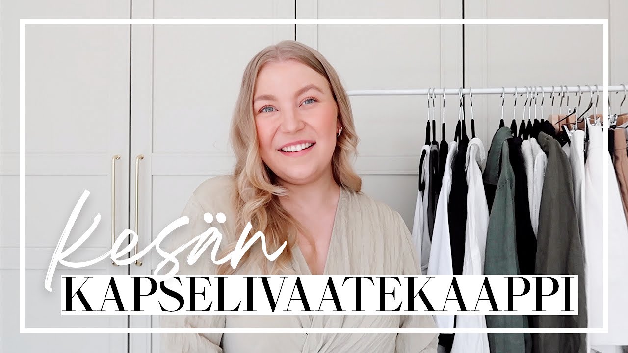 KESÄN KAPSELIVAATEKAAPPI & VAATEKAAPIN KULMAKIVET 2024 | Katri Konderla