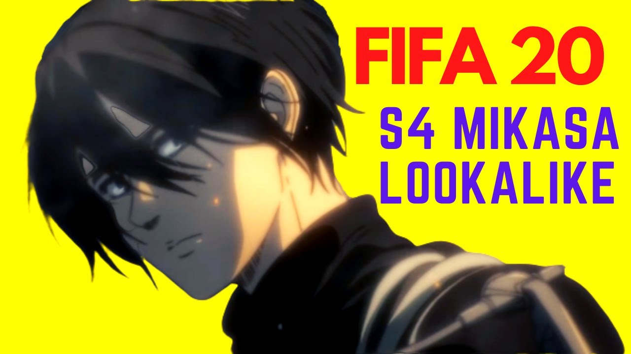 FIFA 20 - Pro Clubs | How To Make Your Pro Look Like Mikasa Ackerman From Attack On Titan