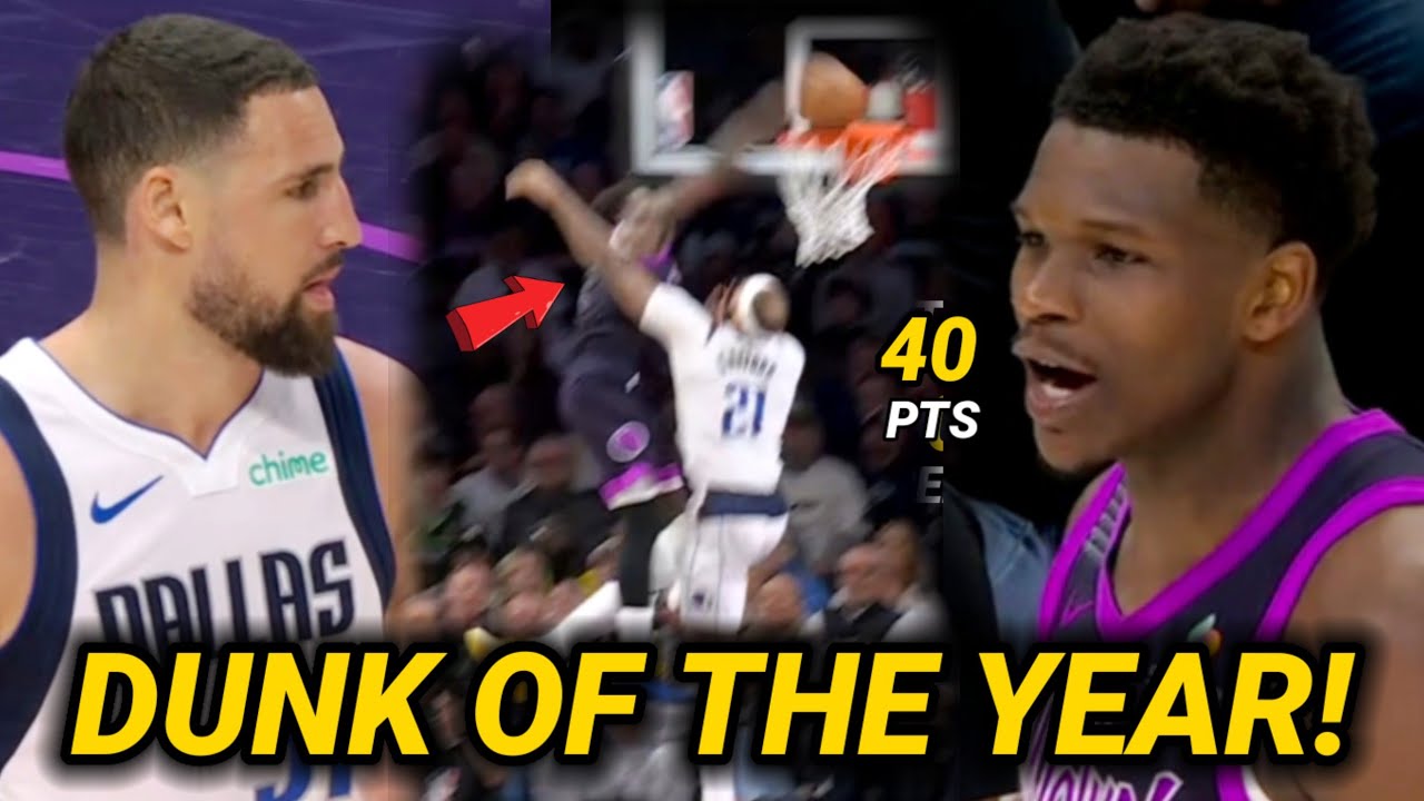 HALIMAW SI ANTHONY EDWARDS 40PTS. PINAGTUTURO ANG DALLAS! DUNK PARTY ANG TIMBERWOLVES!