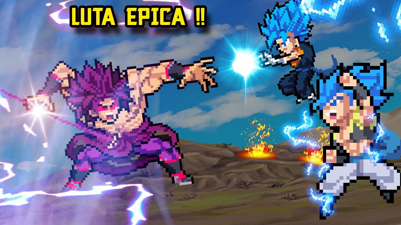 BROLY ULTRA EGO VS GOGETA E VEGETTO !!! - Sprite  Animation