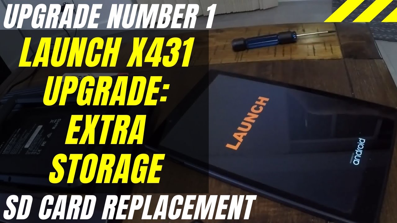 PART 1/5 How to turn a Launch X-431 Pad into an even better diagnostic tool - Upgrading the Storage