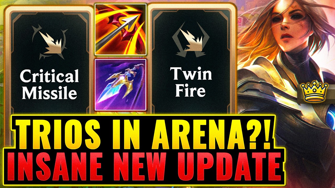 Massive Arena Update: Lvl 30 Firecracker Kayle - New Trios Mode? | League Arena Gameplay