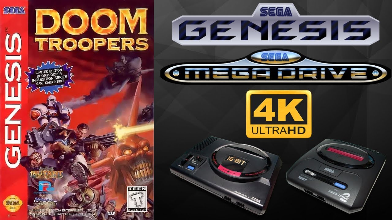Doom Troopers: Mutant Chronicles [SEGA GENESIS/MEGA DRIVE] Gameplay Walkthrough FULL GAME [4K60ᶠᵖˢ🔴]
