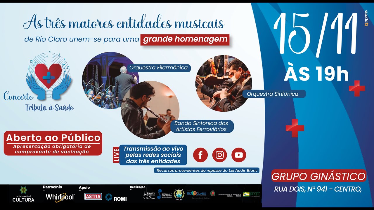 Concerto Tributo a Saúde